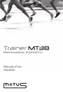 Manuale Motus MT38 Trainer Cronometro