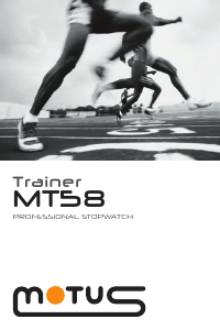 Manuale Motus MT58 Trainer Cronometro
