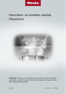 Használati útmutató Miele DA 6798 W Shape Páraelszívó