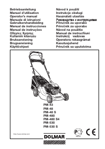 Mode d’emploi Dolmar PM-480 Tondeuse à gazon