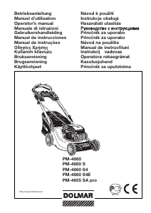 Kullanım kılavuzu Dolmar PM-4855 SA pro Çim biçme makinesi