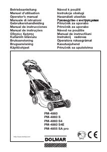 Manual Dolmar PM-4860 Mașină de tuns iarbă