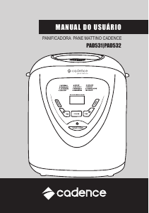 Manual Cadence PAD531 Máquina de pão