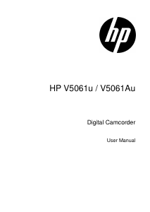 Handleiding HP V5061Au Camcorder