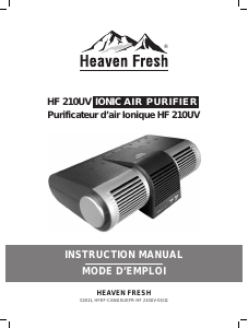Mode d’emploi Heaven Fresh HF 210UV Purificateur d'air