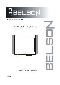Manual de uso Belson BSV-2953TXT Televisor