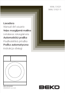 Manual de uso BEKO WML 51021 S Lavadora