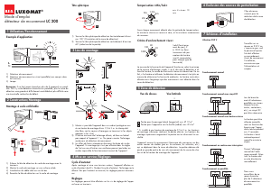 Mode d’emploi B.E.G. Luxomat LC 200 Détecteur de mouvement