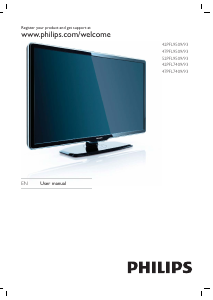 Manual Philips 42PFL9509 LED Television