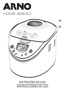 Manual de uso Arno Home Bread Máquina de hacer pan