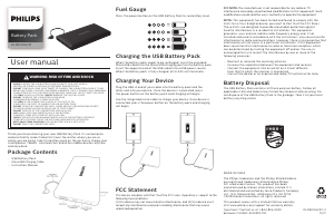 Manual de uso Philips DLP6100U Cargador portátil