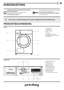 Bedienungsanleitung Privileg PWC 82A++ Trockner