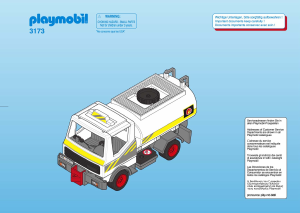 Handleiding Playmobil set 3173 Airport Tankwagen