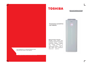Instrukcja Toshiba CAF-X83XPL Oczyszczacz powietrza
