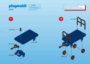 Manual de uso Playmobil set 3334 Airport Personal de aeropuerto