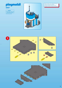 Manual de uso Playmobil set 5007 Airport Superset