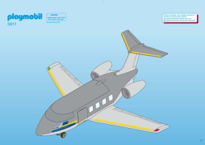 Bruksanvisning Playmobil set 5811 Airport Plan