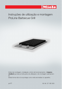 Manual Miele CS 1312 BG Placa