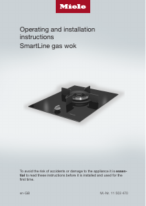 Manual Miele CS 7101-1 FL Hob