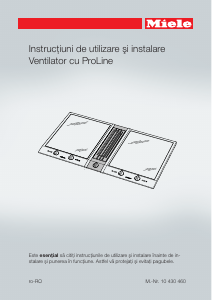 Manual Miele CSDA 1020 EDST Plită