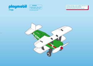 Mode d’emploi Playmobil set 7726 Airport Biplan