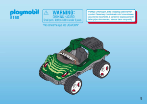 Manuale Playmobil set 5160 Action Snake racer