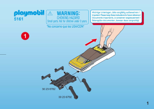 Manual de uso Playmobil set 5161 Action Click and go barco croc