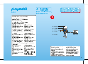 Manual Playmobil set 5455 Action Parachutist Rick