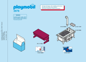 Manual de uso Playmobil set 3978 Christmas Calendario de adviento – panadería navidad