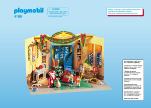 Manual de uso Playmobil set 4150 Christmas Calendario de adviento – nochebuena