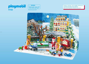 Manual Playmobil set 4152 Christmas Advent calendar christmas in the park