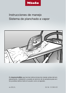 Manual de uso Miele B 3847 FashionMaster Sistema de planchado