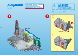 Manual de uso Playmobil set 4160 Christmas Calendario de adviento – tierra de los dragones