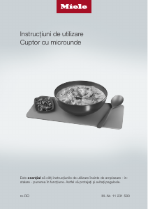 Manual Miele M 7240 TC Cuptor cu microunde