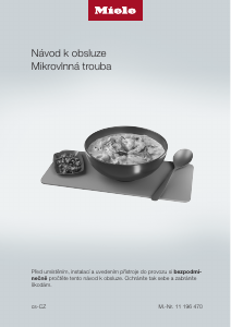 Manuál Miele M 7240 TC Mikrovlnná trouba