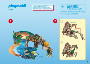 Manual de uso Playmobil set 4164 Christmas Calendario de adviento – isla del tesoro