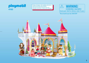 Handleiding Playmobil set 4165 Christmas Adventskalender prinsessenhuwelijk