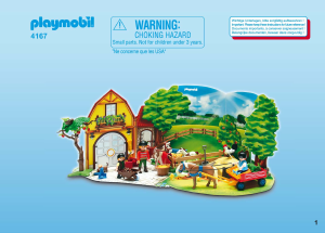 Bruksanvisning Playmobil set 4167 Christmas Julkalender – Ridskola