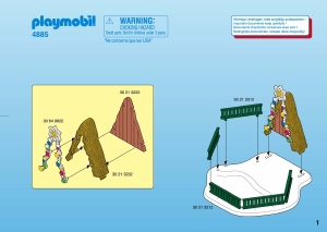 Brugsanvisning Playmobil set 4885 Christmas Födelsescen