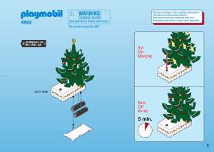 Handleiding Playmobil set 4892 Christmas Kerstavond
