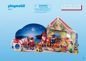 Bedienungsanleitung Playmobil set 5217 Christmas Adventskalendar St. Nikolaus