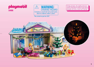 Manuale Playmobil set 5496 Christmas Calendario dell'avvento – Vigilia di Natale