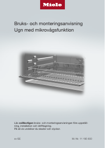 Bruksanvisning Miele H 7140 BM Ugn