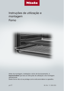 Manual Miele H 7164 BP Forno