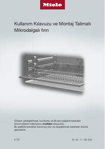 Kullanım kılavuzu Miele H 7240 BM Fırın