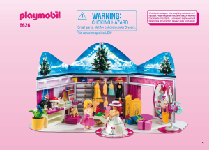 Handleiding Playmobil set 6626 Christmas Adventskalender verkleedpartij
