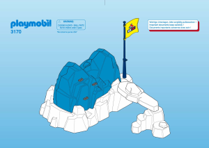 Bedienungsanleitung Playmobil set 3170 Dinosaurier Grosser Dinosaurierfund