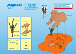 Manual Playmobil set 4242 Egyptians Sphinx with mummy