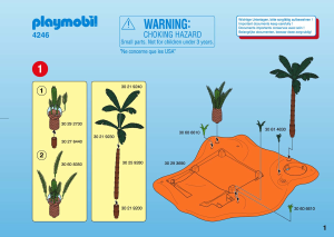 Bedienungsanleitung Playmobil set 4246 Egyptians Grabräuber-Versteck