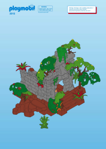 Bedienungsanleitung Playmobil set 3015 Jungle Dschungelruine